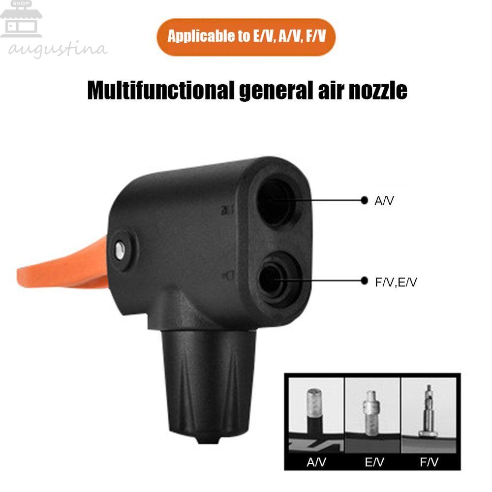 Agustinina Pompa Sepeda Air Nozzle Valve Converter Air Pump Inflator Convertor Nozzle Selang Adaptor Pompa Tiup Adaptor Pompa Sepeda Nozzle Selang Adaptor