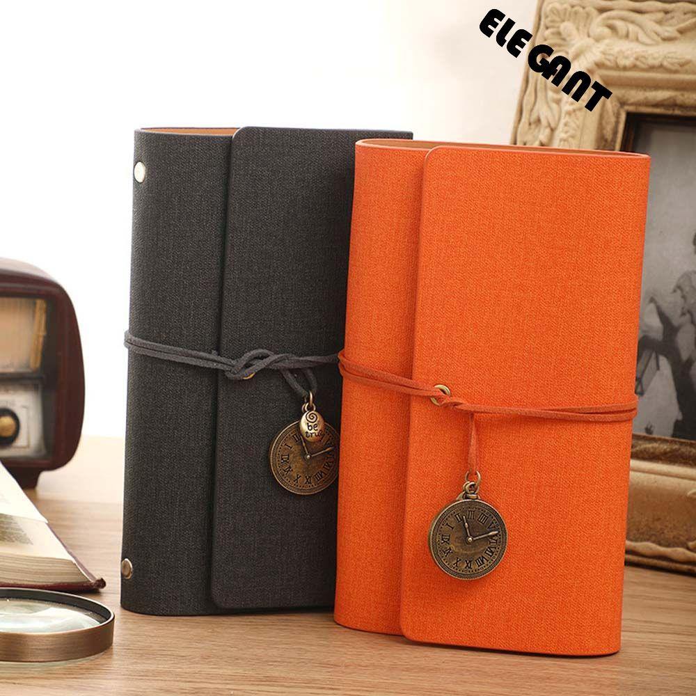 [Elegan] Hadiah Spiral Notebook Retro Tulisan Pad Tulis Buku Alat Tulis Jurnal Notepad Diary Agenda