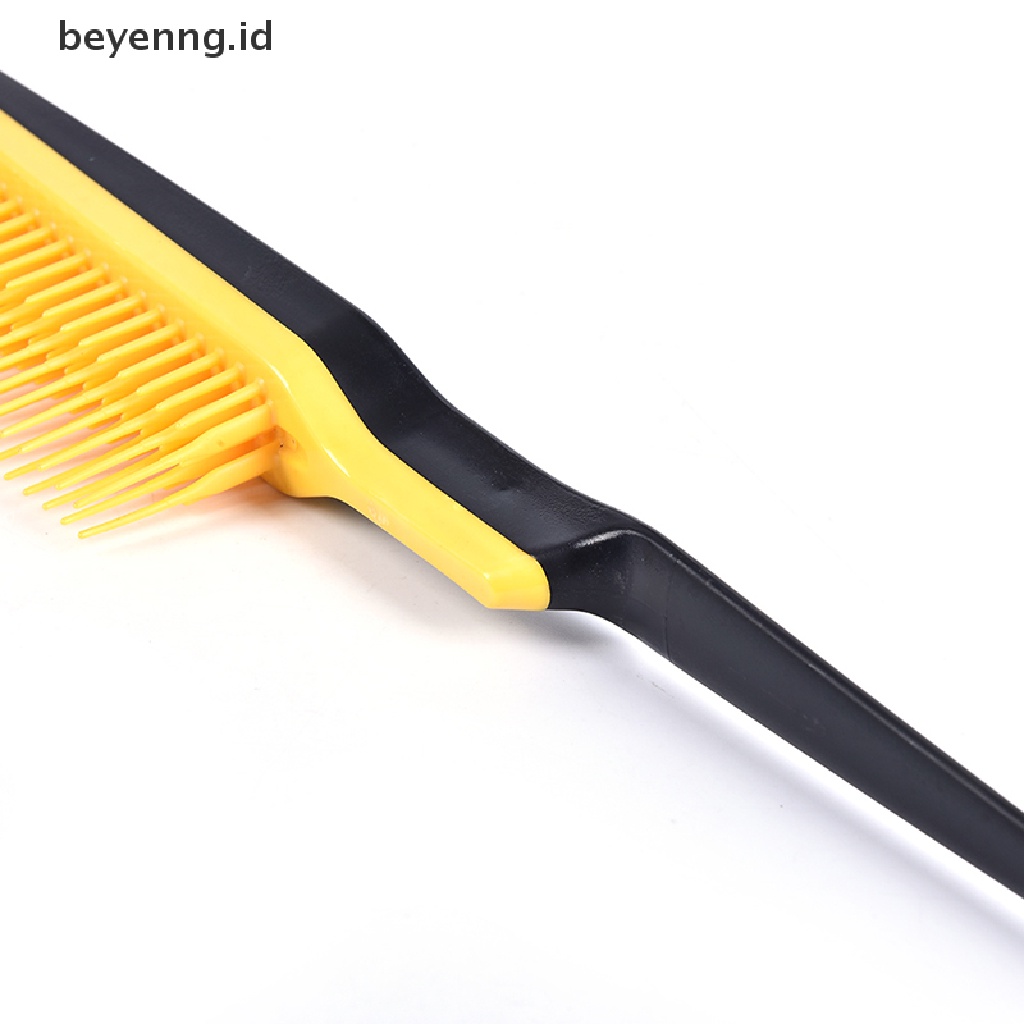 Beyen Pro Salon Hairdressing Menggoda Punggung Sikat Sisir Rambut Slim Line Styling Tools ID