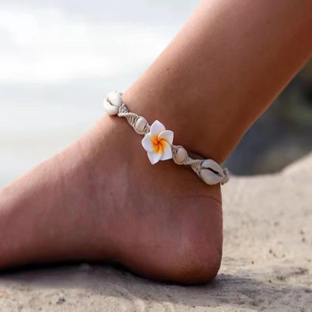 Mxbeauty Wanita Rantai Kaki Temperamen Indah Pantai Shell Manis Tari Aksesoris Sandal Aksesoris Bohemia Gelang Kaki