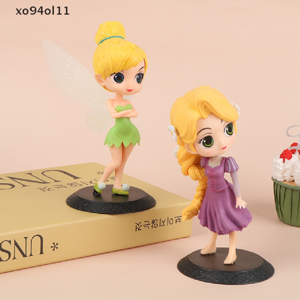 Xo Disney Q Posket Princess Alice Tinker Bell Figure Model Mainan Figure Kue Model Animasi Boneka Hadiah Dekorasi Rumah Pesta Ulang Tahun Princess Figure Hiasan Kue OL