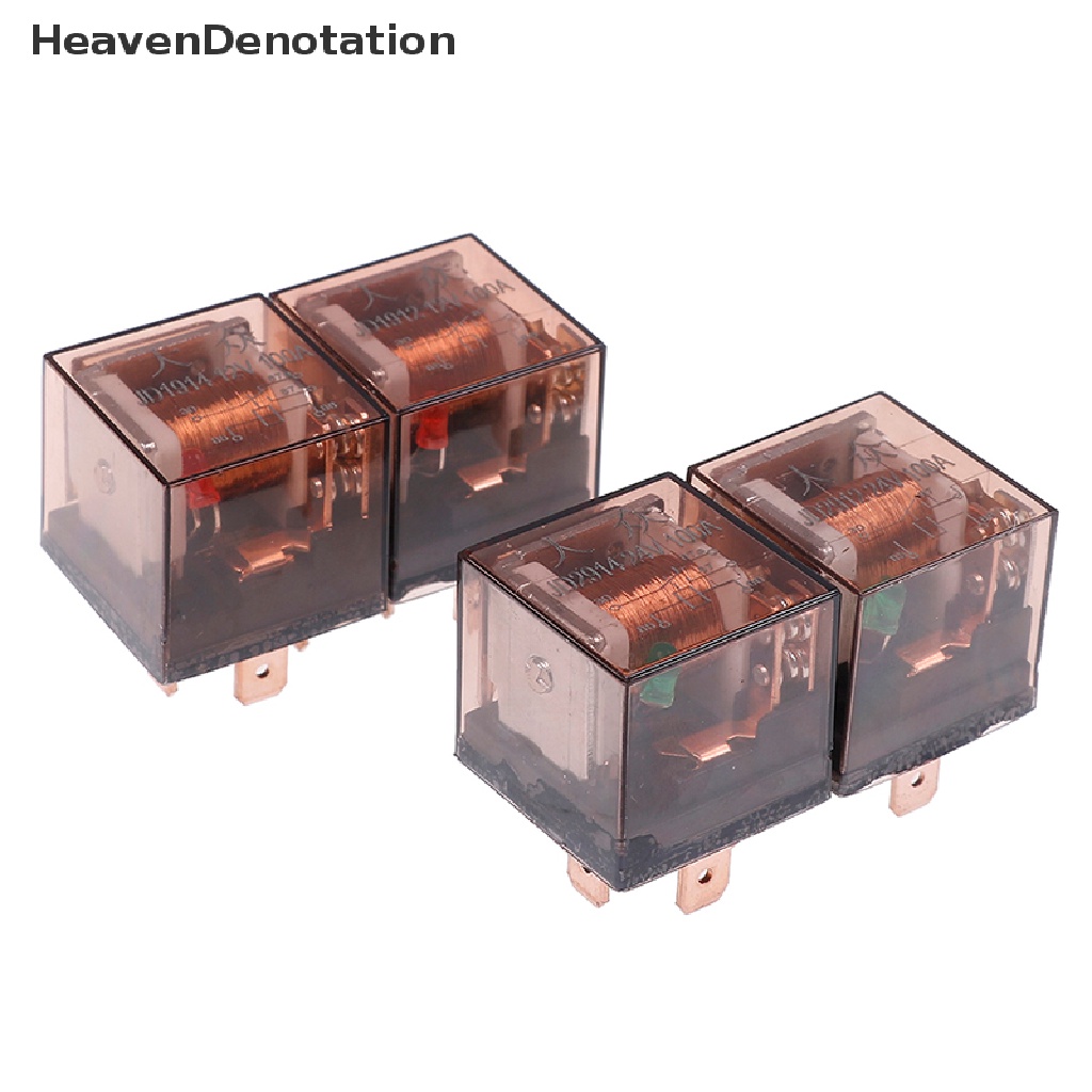 [HeavenDenotation] Relay Otomotif Anti Air12/24V 100A 4/5Pin SPDT relay Perangkat Kontrol Mobil HDV