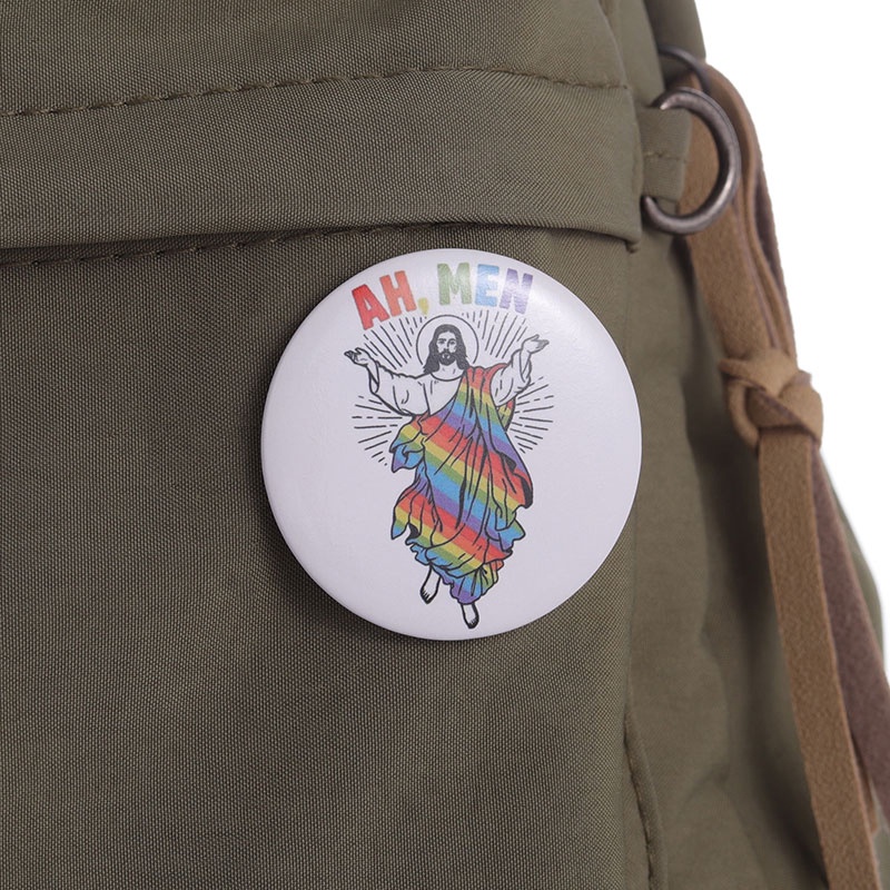 Tinplate Lembut Tombol Pin LGBT Cinta Itu Cinta Bros Lencana Pelangi Kebanggaan Bendera Untuk Topi Tas Kreatif Perhiasan Hadiah Lapel Lencana