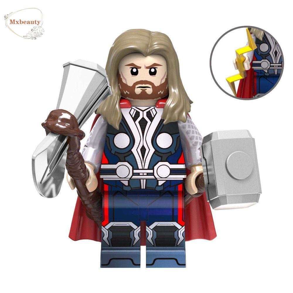 Mxbeauty Superhero Rakitan Blok Mainan Edukasi Superhero Rakitan Blok Bangunan Captain America Dekorasi Rumah Merakit Model Mini Action Toy Super Hero Blocks Toy