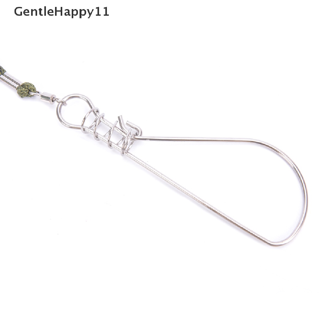 Gentlehappy fishing Lock Buckle fishing Snaps Chain Stringer Dengan Pelampung Sabuk Kunci Ikan Hidup id