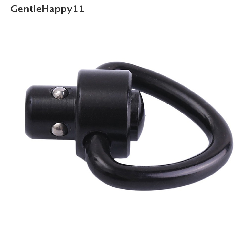 Gentlehappy 2PCS/Set Rifle Push Button QD Release Sling Swivel Mount Ring Dengan Swivel Mount id