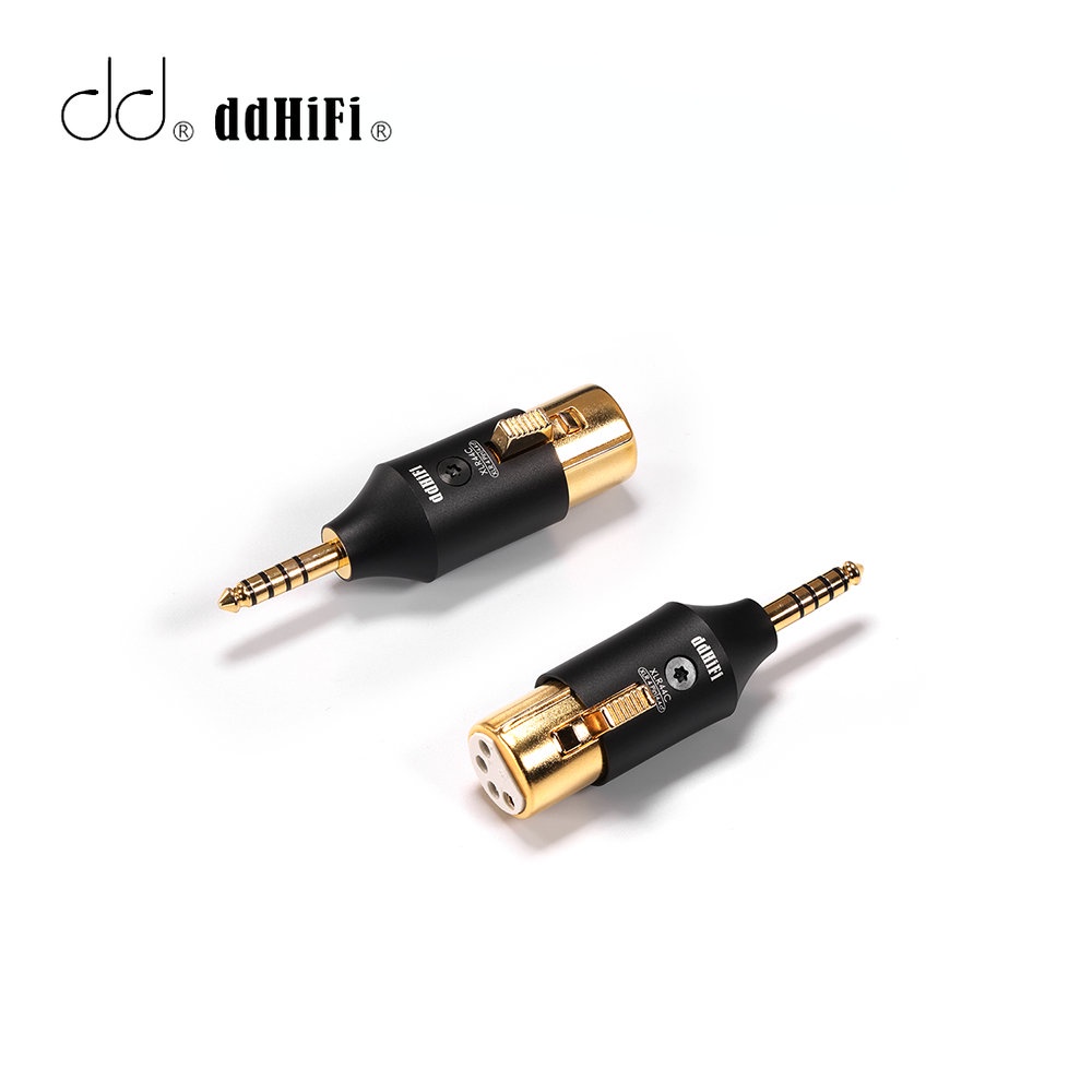 Adaptor DD ddHiFi XLR44C Balanced XLR 4Pin Ke 4.4mm Adaptasi Kabel Headphone XLR 4Pin Tradisional Ke Perangkat Terminasi 4.4mm