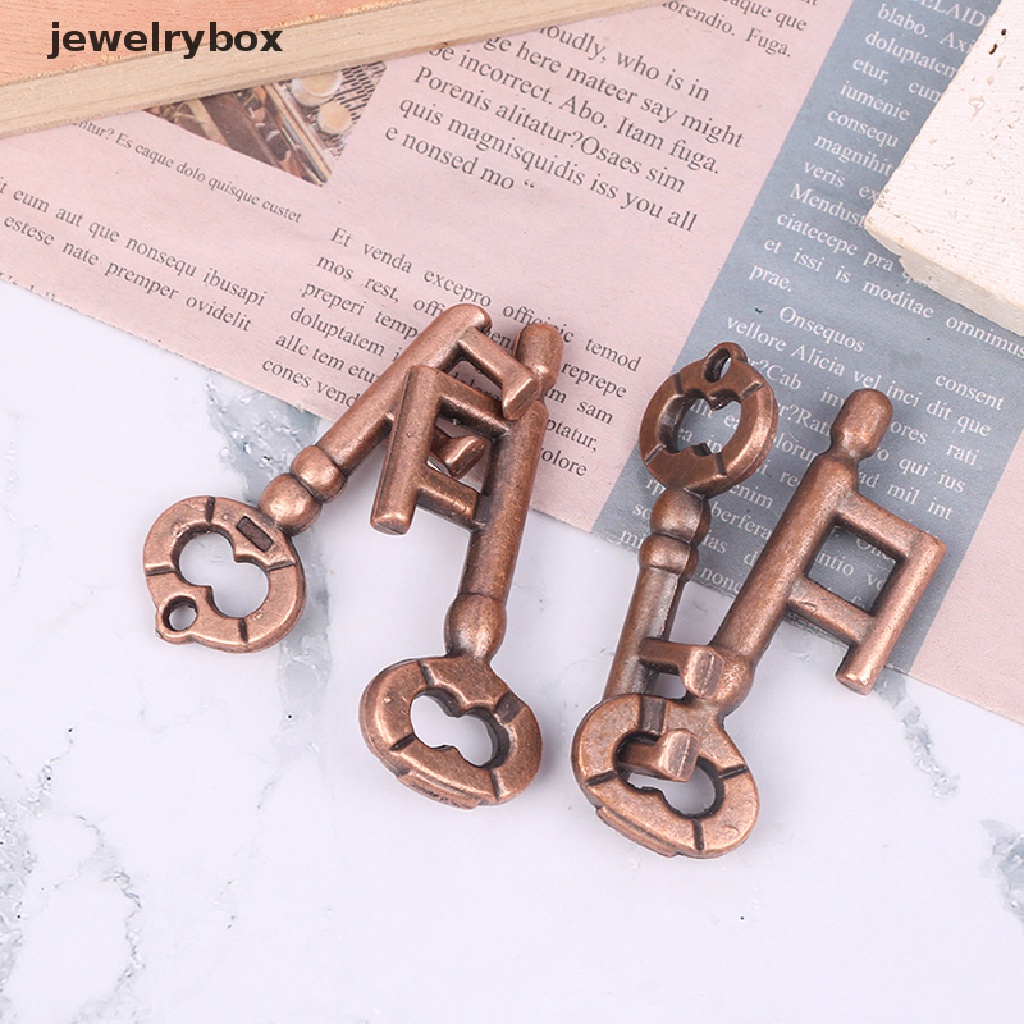 [jewelrybox] Deion Toys Brain Tester Key Lock Mainan Puzzle Game Anak Kid IQ Test Boutique