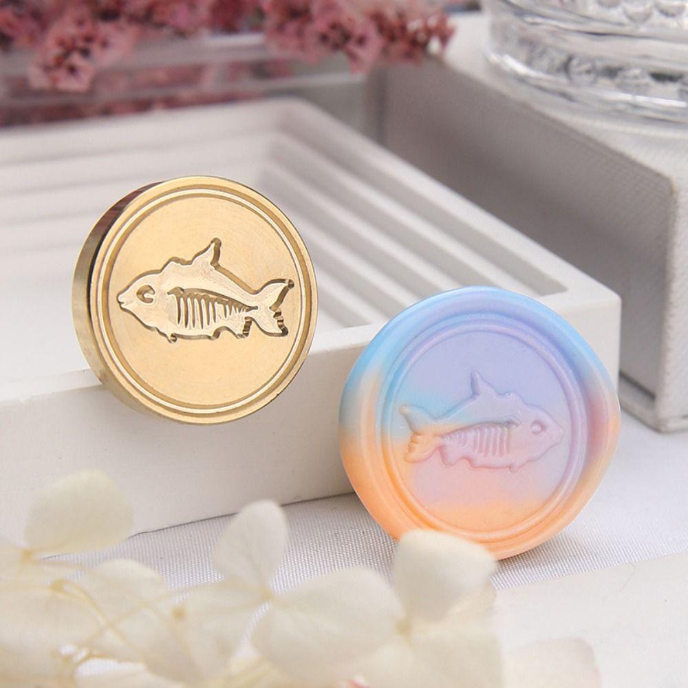 Lanfy Wax Seal Stamp Wedding Alloy Engagement Thank You Letter DIY Amplop Albums Kartu Undangan Cat Api Seal Stamp