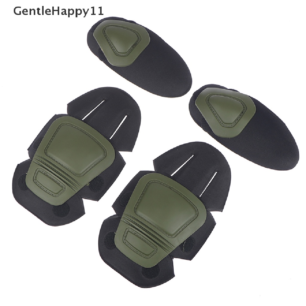 Gentlehappy Setelan Kodok Tactical Bantalan Lutut &amp; El Support Paintball Kneepad id