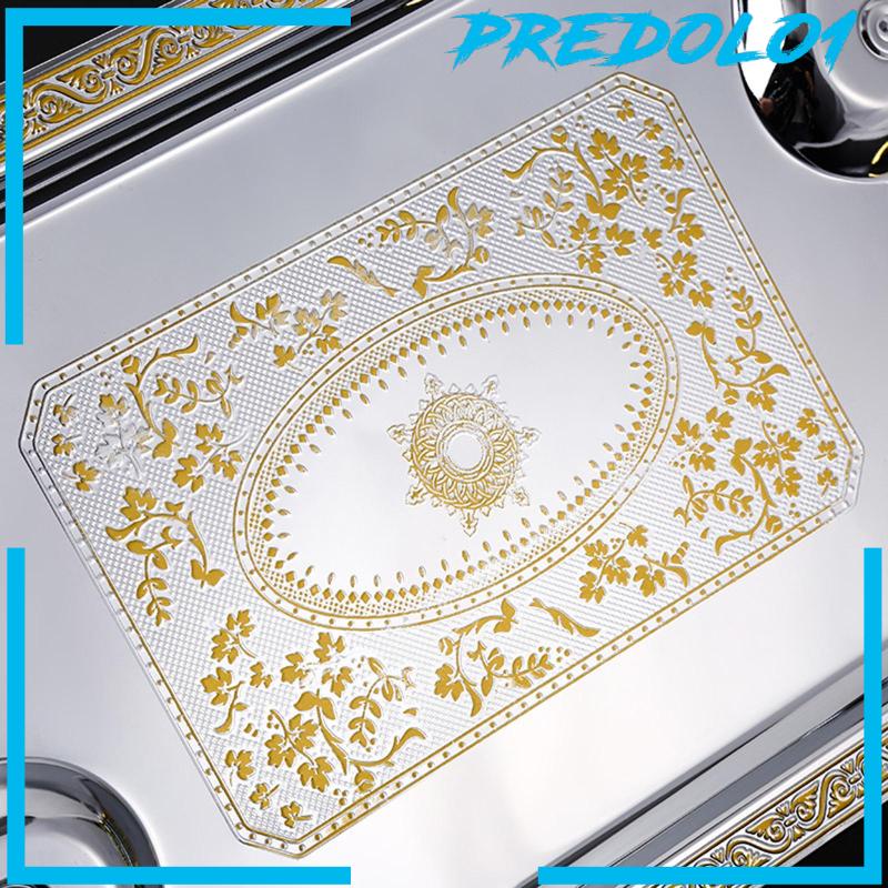 [Predolo1] Nampan Kamar Mandi Handuk Tray Meja Organizer Embossment Piring Khusus