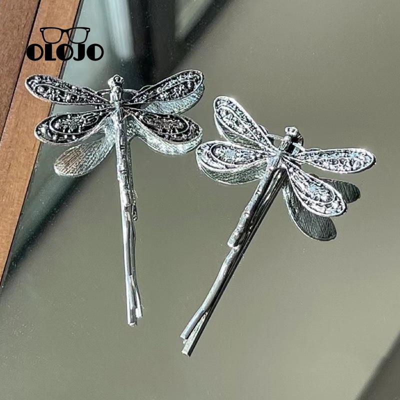 【COD】 Jepit rambut capung Aksesori Rambut Manis Dragonfly Hair Clip Messy Beauty Vintage Hairpin