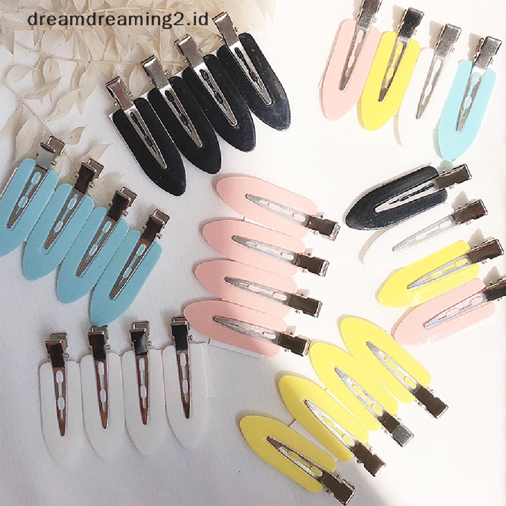 (dream) 4pcs Jepit Rambut Seamless Lucu Untuk Wanita Metal Aksesoris Rambut Bayi Hairpin Clip//