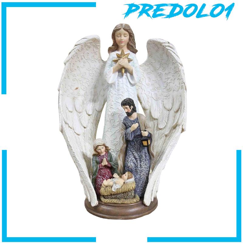 [Predolo1] Patung Pemandangan Kelahiran Patung Keluarga Kudus Untuk Pernikahan Meja Tengah