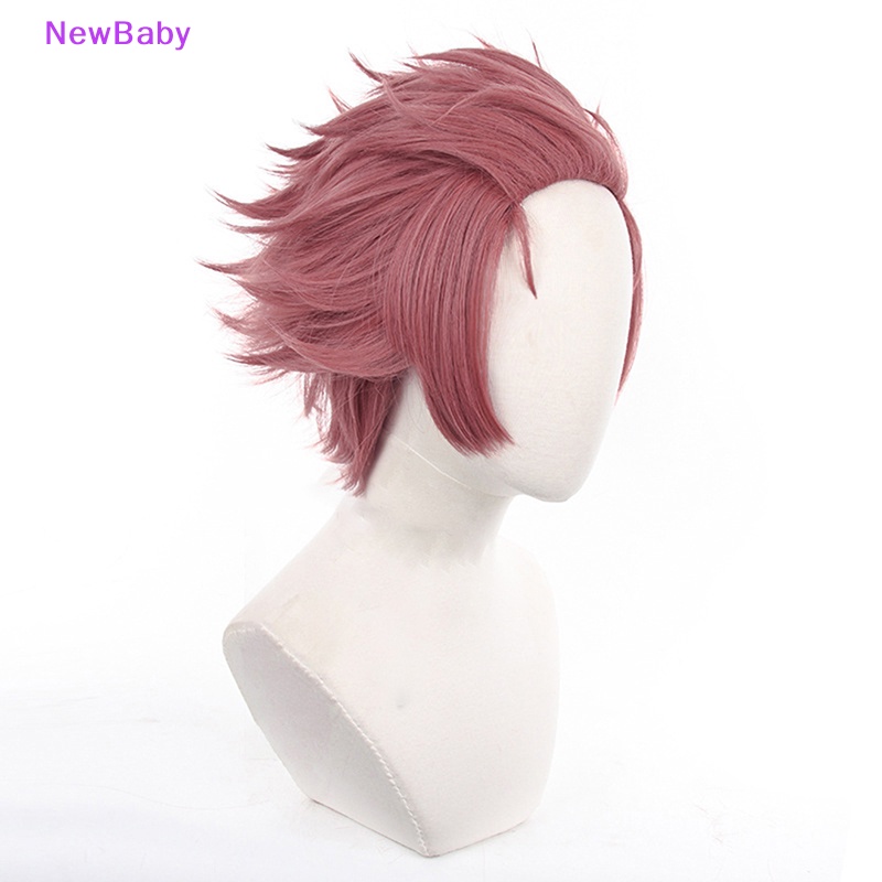 Newbaby Anime Blue Lock Sae Itoshi Cosplay Wig Rambut Keriting Pendek Tahan Panas Wig Rambut ID