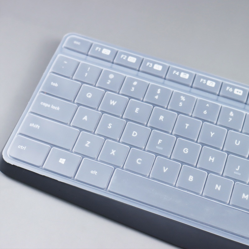 Untuk Logitech K375S MK235 MK315 Penutup Keyboard Silikon Tahan Air Film Tahan Debu