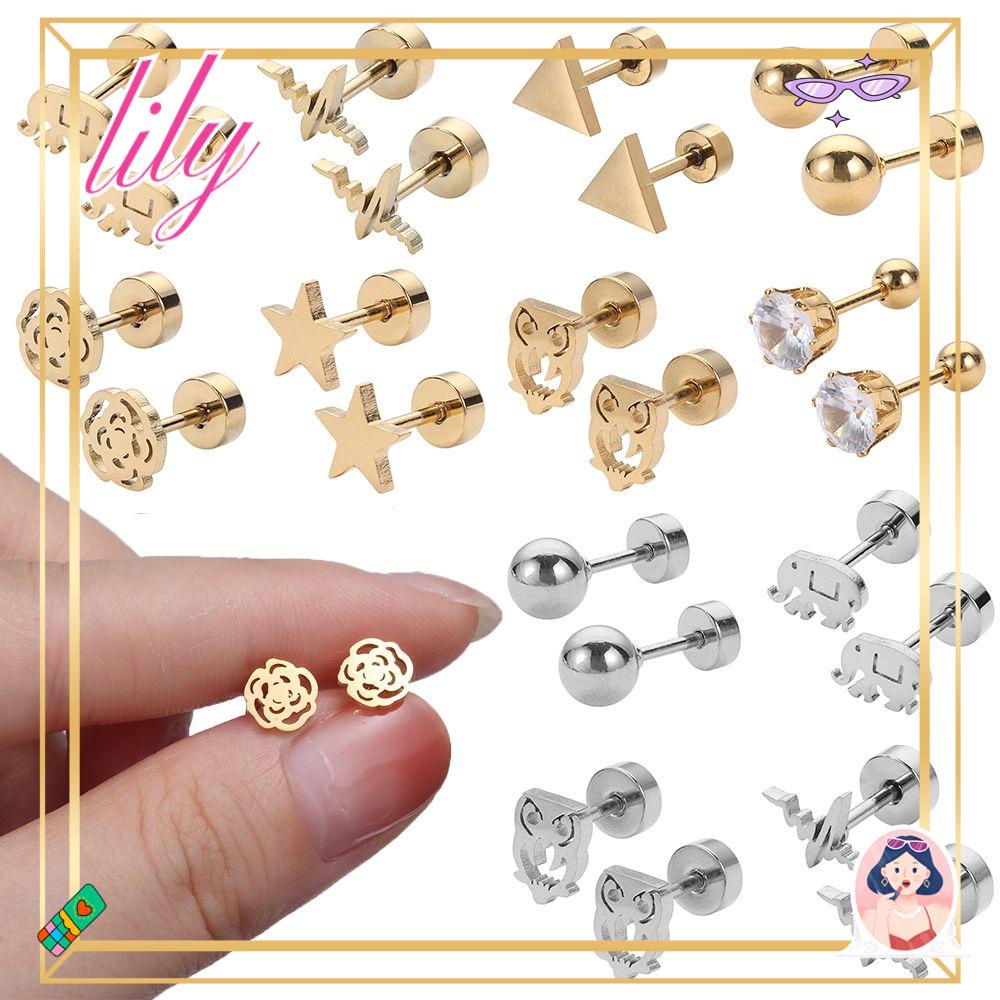 Lily Anting Klasik Pria Wanita Owl Stylish Unisex Bulat Bola