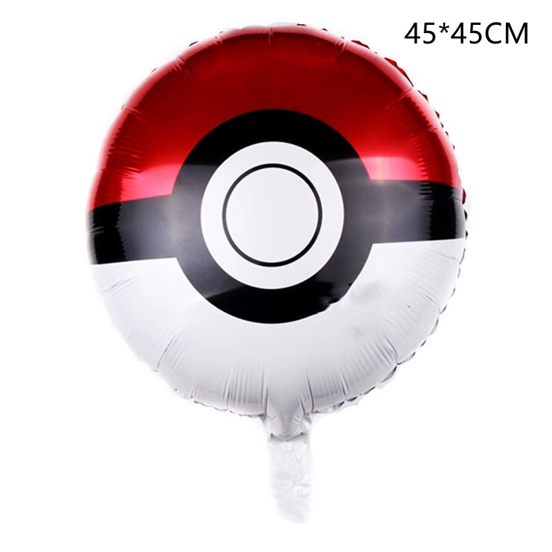 Anime TAKARA TOMY Pokemon Balon Film Aluminium Pikachu Charmander Bulbasaur Squirtle Action Figure Festival Party Mainan Untuk Bayi