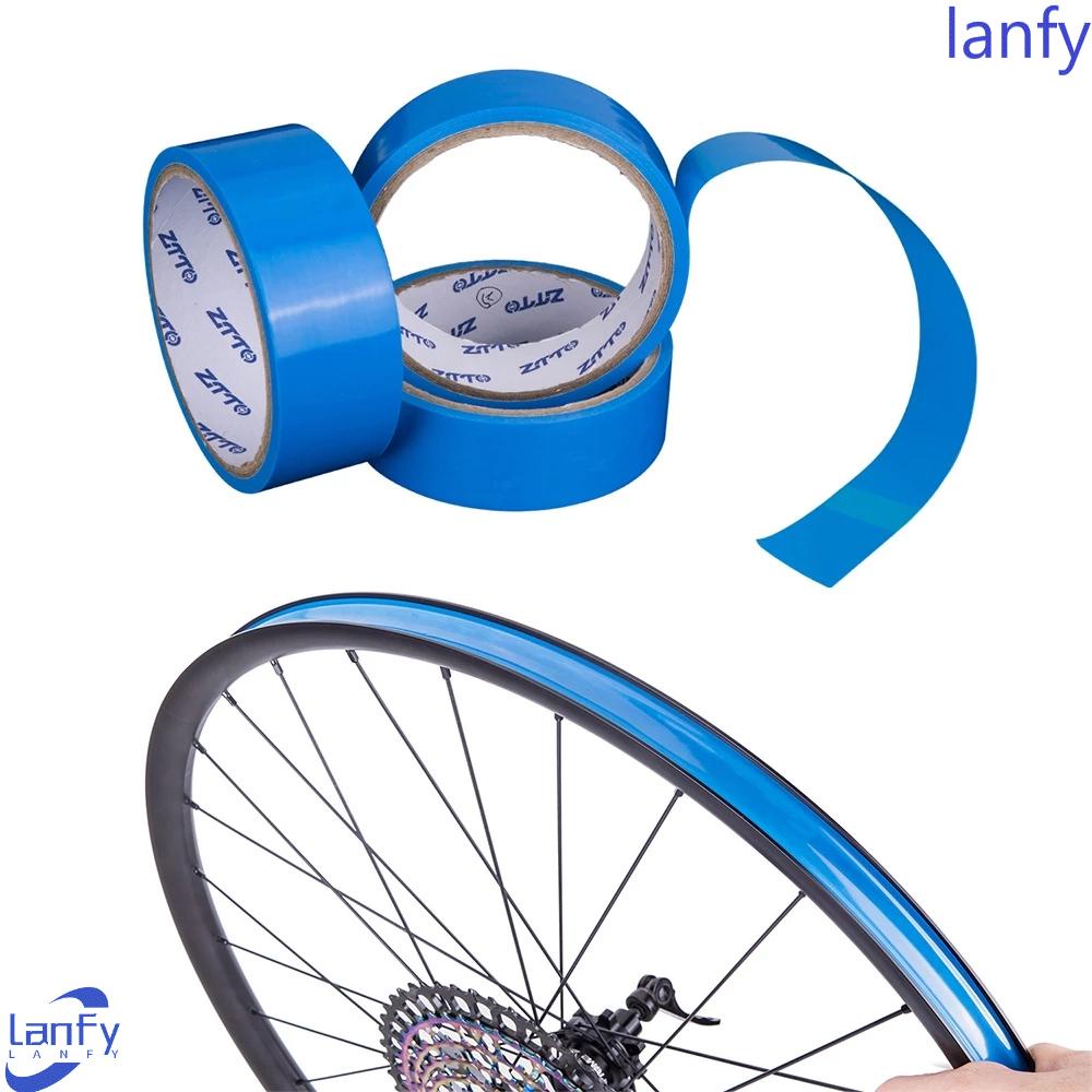 Lanfy Tape Perekat Ban Tubeless Sepeda Mtb Ukuran 16 / 18 / 21 / 23 / 25 / 27 / 29 / 31 / 33 / 35mm Panjang 10m