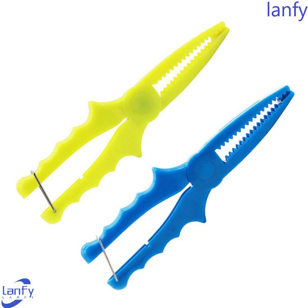 Lanfy Fishing Plier Fish Controller Fish Grip Alat Kontrol Ikan Grip Grabber Lock Clip Alat Pancing Jepitan Tang