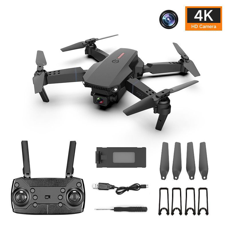 Drone Pro Shoot E88 Smart Controller 4K Set Komplit