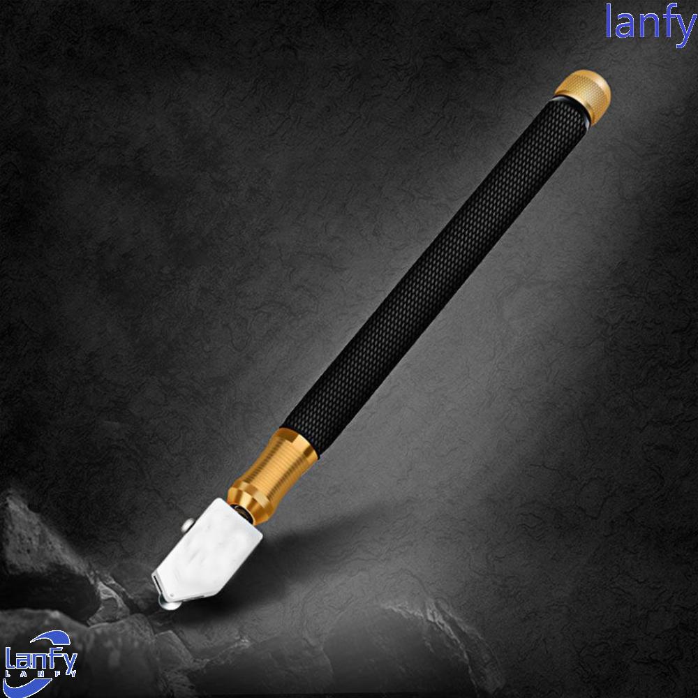 Lanfy Flat Cutting 1pcs Multi Fungsi Ubin, Cermin, Keramik Cutting Bermutu Tinggi Hitam Metal Handle Alat Konstruksi