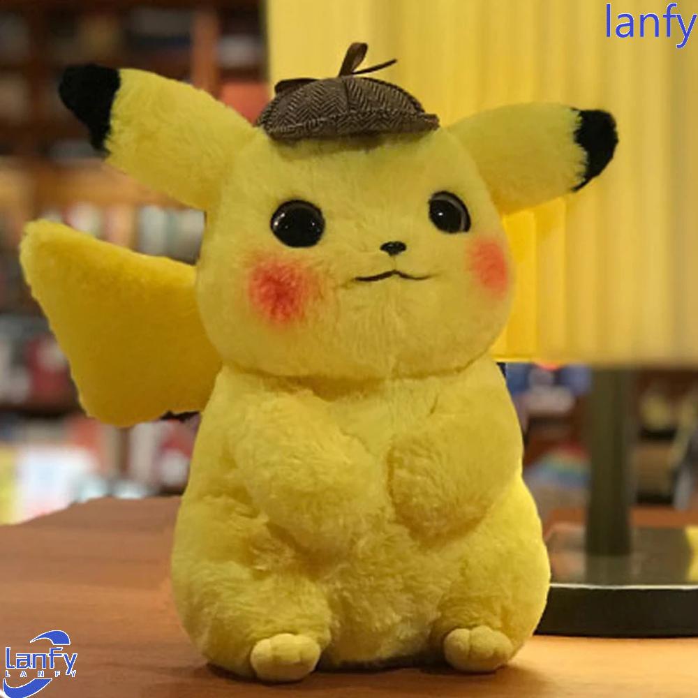 Lanfy Pikachu Mainan Mewah Hobi Untuk Anak Anime 28cm Boneka Anime Pokemon Plush Toys