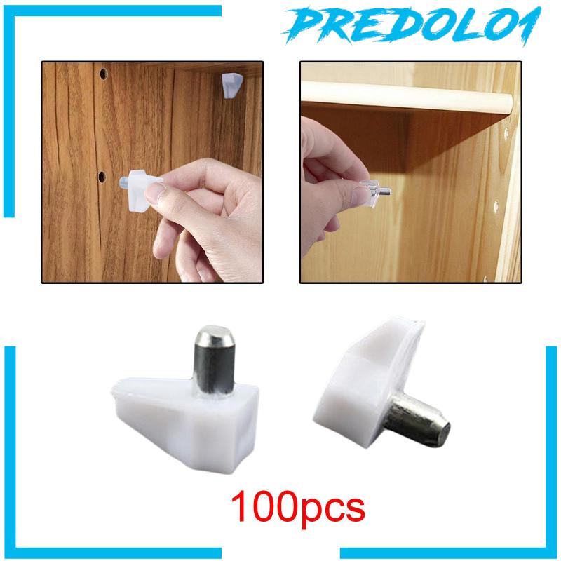 [Predolo1] 100buah Pin Rak Penyangga Rak Untuk Lemari Dapur Furniture Hardware