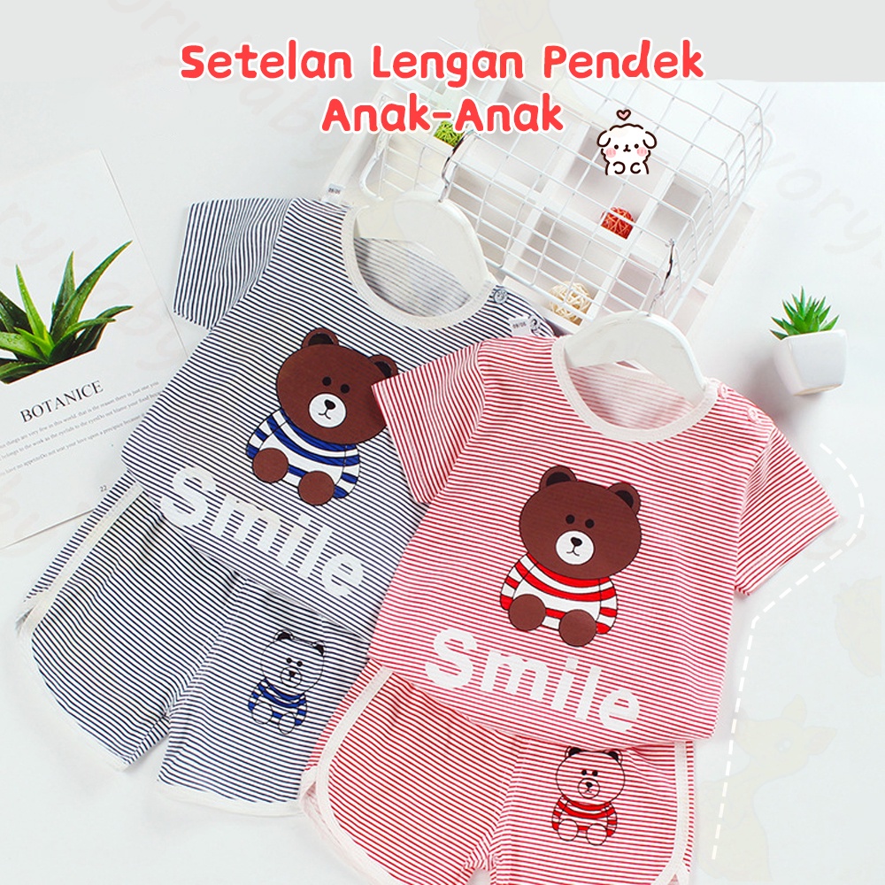 Ivorybaby Baju setelan bayi Setelan pendek anak karakter