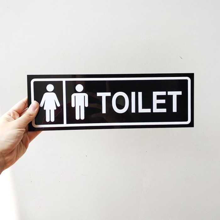 

Sign Board toilet acrylic timbul | Sign Label Akrilik Timbul