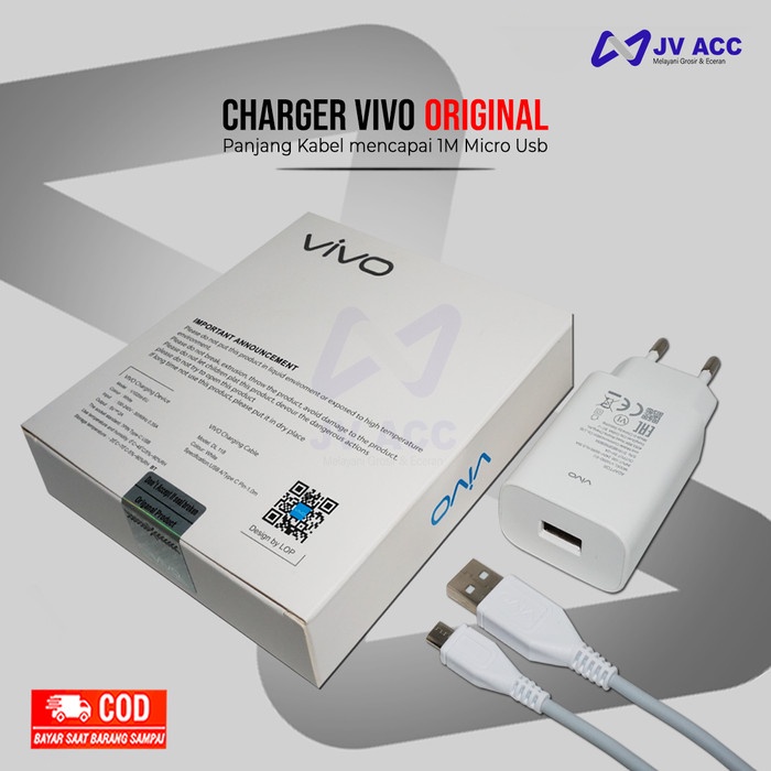 V1020D NEW CHARGER VIVO V9 V11 V11 PRO ORIGINAL PLUS PACKING