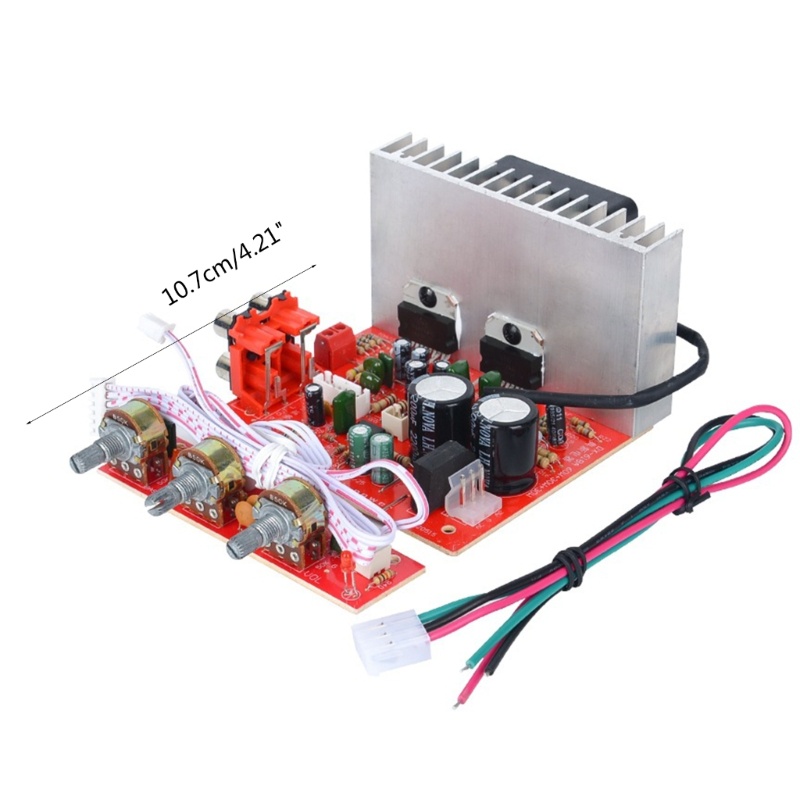 Bt 60Wx3 DC12V Subwoofer Amplifier Board Subwoofer 2.1 Channel Speaker Komputer Modul Amplifier Suara