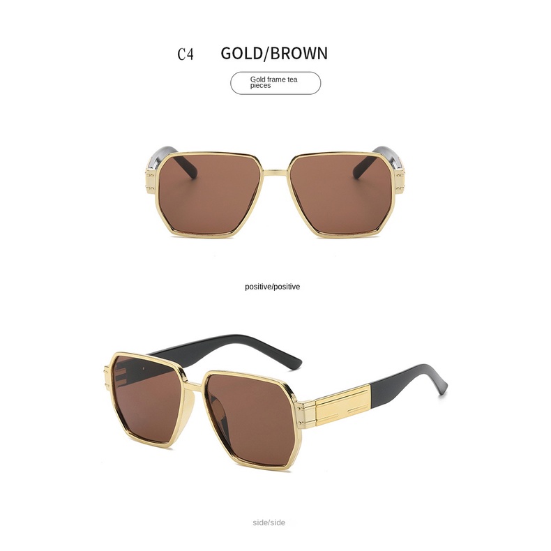 [COD] Korean Candy Color Kacamata Hitam Wanita Bingkai Persegi Keren Kacamata Anti Radiasi Shade Black Glasses