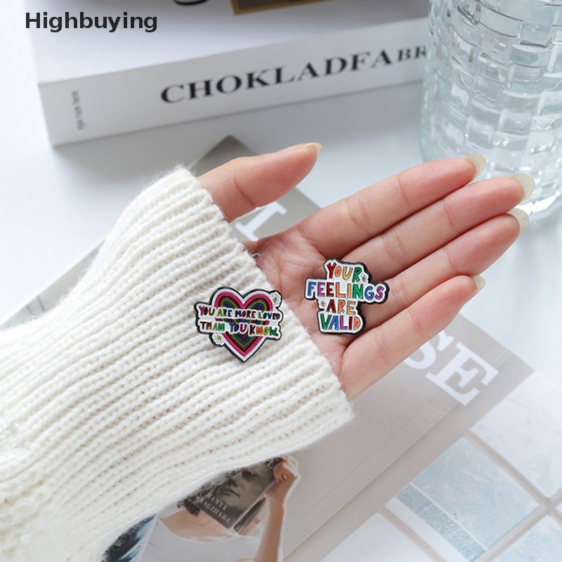 Hbid Enamel Pin Perbaikan Diri Otak Bros Lencana Logam Pakaian Ransel Dekorasi Kartun Pin Perhiasan Glory