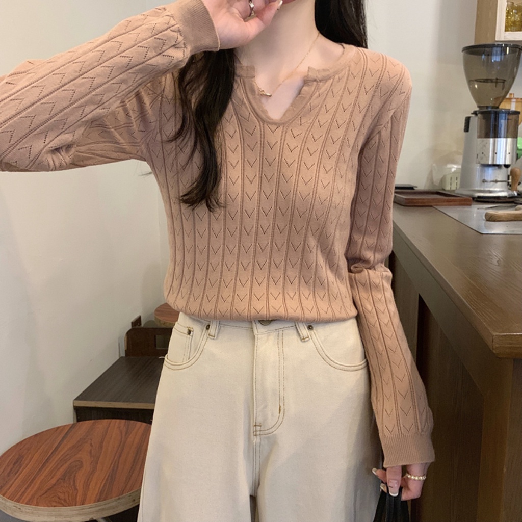 TELLY ➡️ BJ-030 Atasan Wanita Korean Style Lengan Panjang Turtleneck Rajut Import Premium | Baju Import Rajut Turtleneck Lengan Panjang