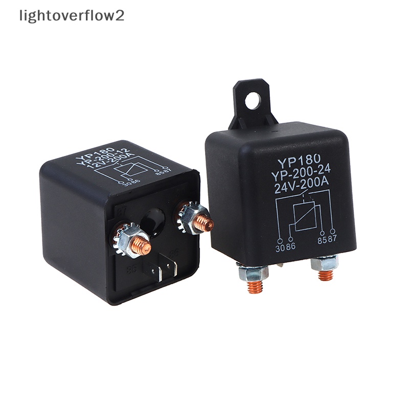 [lightoverflow2] Starg Relay 200A 100A 12V/24V Power Otomotif Heavy Current Start Relay [ID]