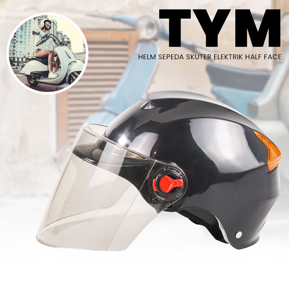 TYM Helm Sepeda Skuter Elektrik Half Face - 1166