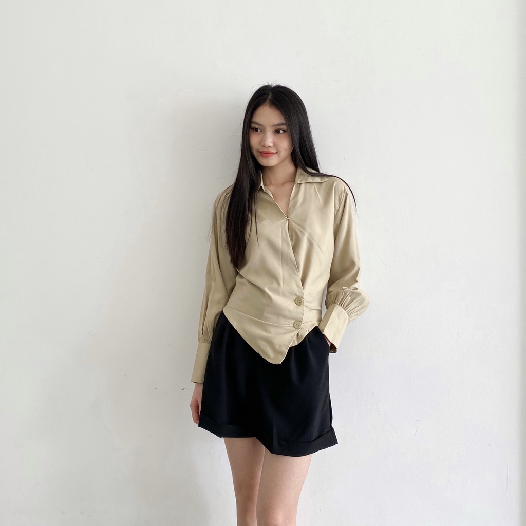 Beige Studio - Spring Shirt / Kemeja Lengan Panjang Wanita