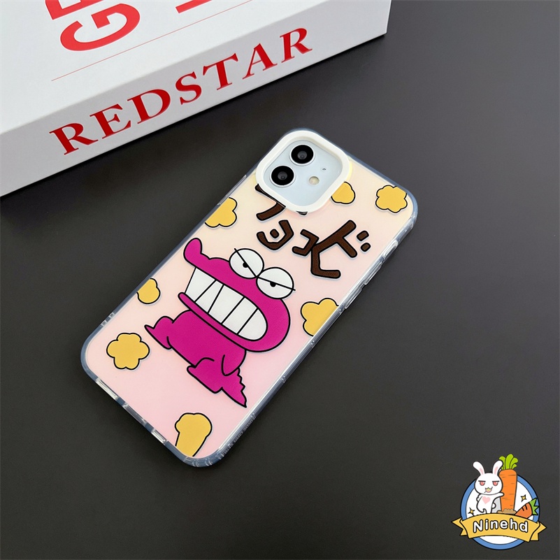 IPHONE Casing Kompatibel Untuk Iphone14 13 12 11 Pro Max X Xr Xs Max8 7 Plus SE 2020 Kartun Lucu Motif Buaya Mawar Merah Casing Ponsel Laser Bening Matte Tombol Keras Shockproof Case Cover