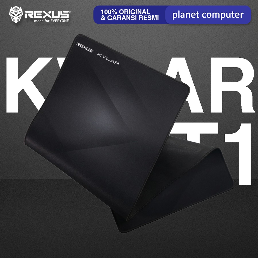 Rexus Mousepad Gaming Kvlar T1 Rubber Base