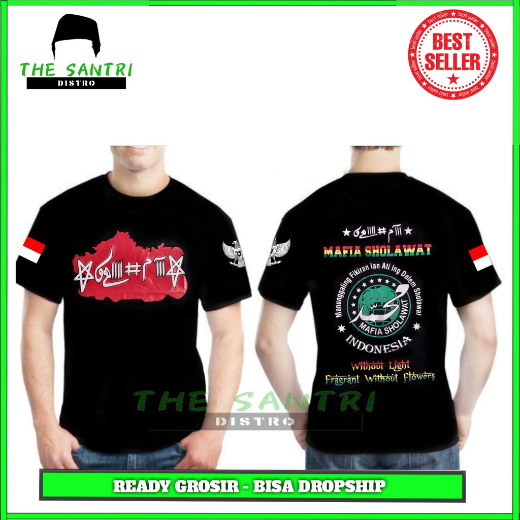 Kaos Mafia Sholawat Lengan Pendek  / Baju Mafia Sholawat Anak GRATIS ONGKIR / Kaos Mafia Sholawat / 