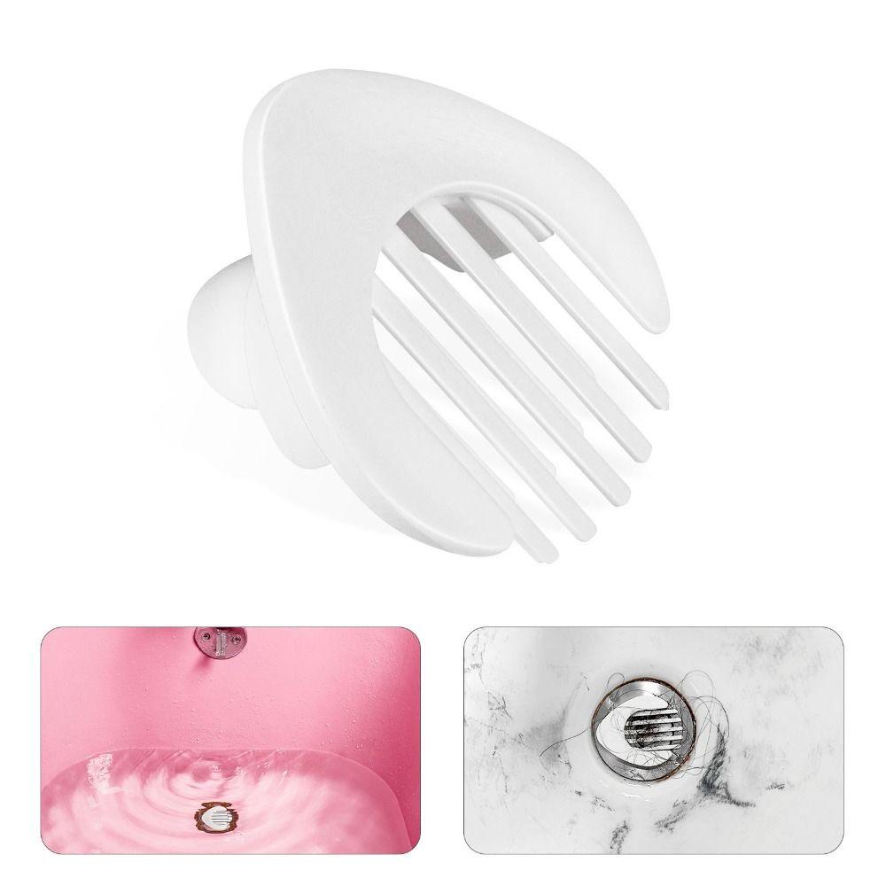 Populer 2Pcs Drain Hair Catcher Aksesori Kamar Mandi Saringan Got Plug Seal Stopper Colander Drain Cover