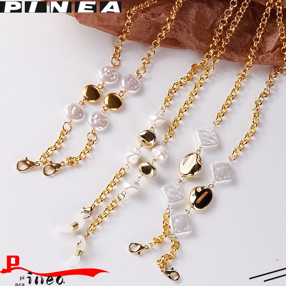 Nanas Rantai Mutiara Fashion Lanyard Pemegang Kacamata Pemegang Kacamata Rantai