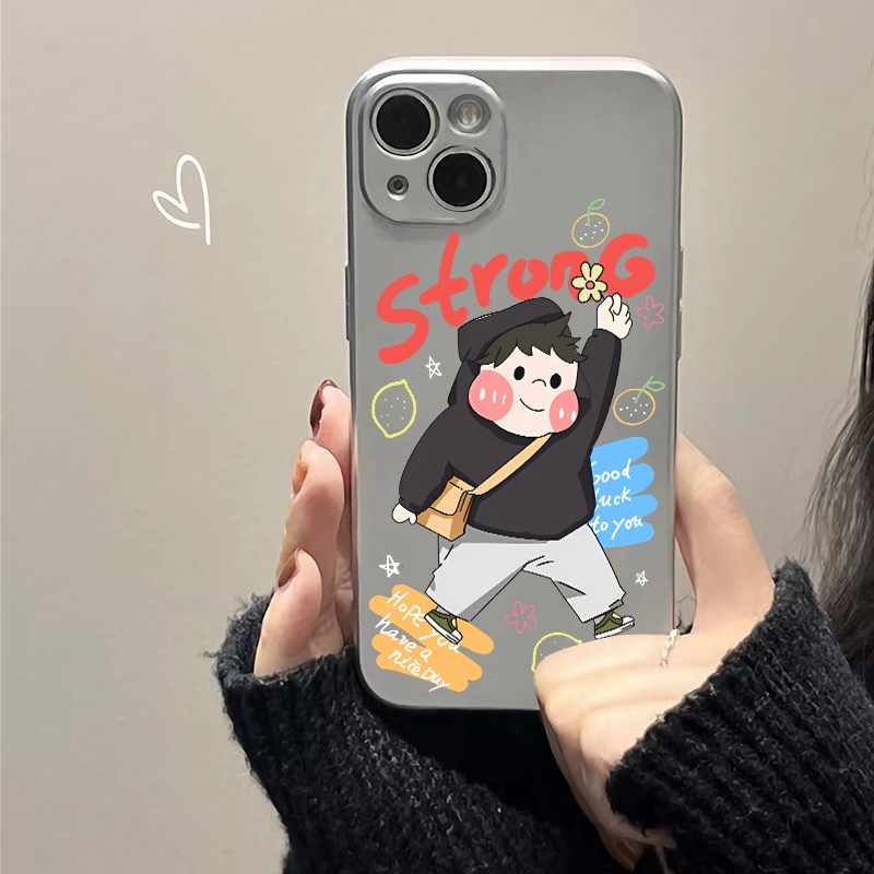 Lucu Kupon Soft Electroplate Phone Case Kompatibel Untuk IPhone Casing14 13 12 11 Pro XS Max XR X8 +7 6S Plus Mini TPU Silikon Shockproof Cover