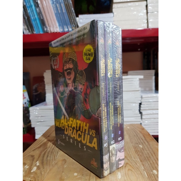 Paket KOMIK AL-FATIH vs VLAD DRACULA Jilid 1-3 +BOX EXCLUSIVE