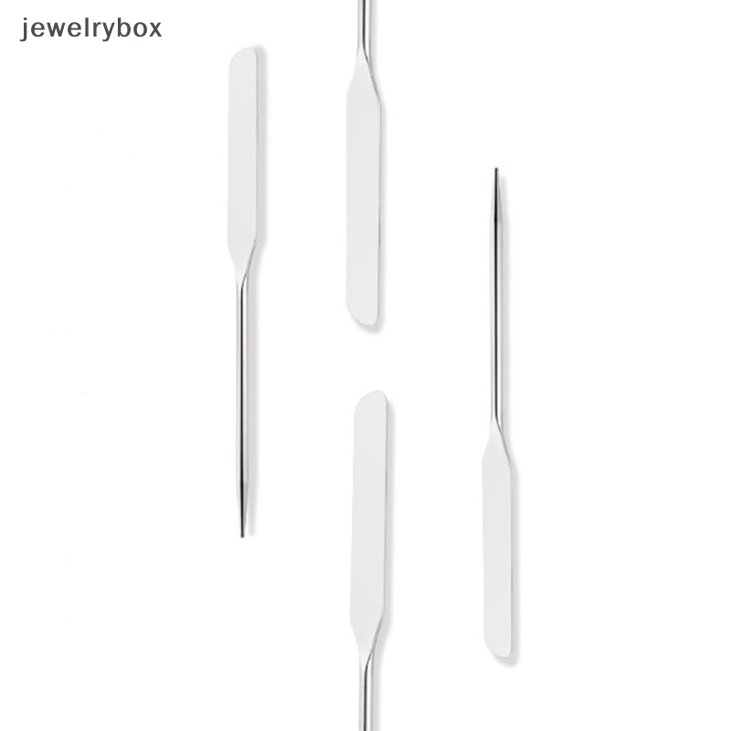 [jewelrybox] Spatula Toner Makeup Stainless Steel Mixing Stick Foundation Alat Pencampur Krim Butik