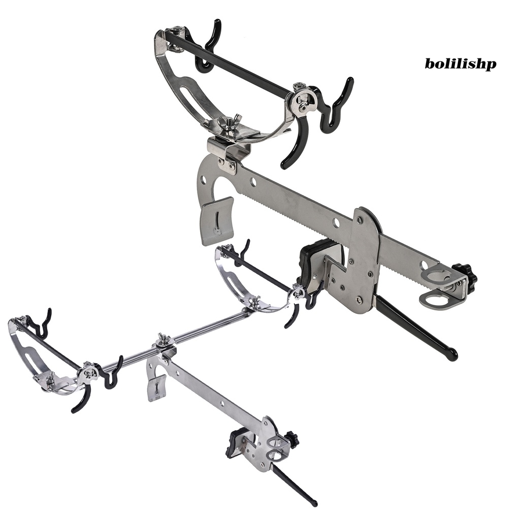 Bo-bridge Fishing Bracket Multi-angle Adjustable Portable Stainless Steel Lipat Rakit Dukungan Memancing Untuk Memancing