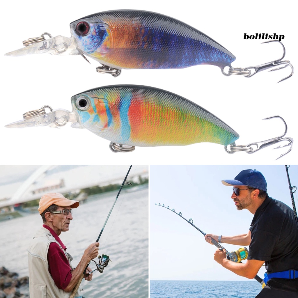 Bo-6.5cm/5.5g Umpan Pancing UV Dicetak Simulasi 3D Fisheye Wobbler Kait Tajam Mencegah Pelarian Universal Air Tawar Laut Memancing Buatan Bass Keras Umpan Perlengkapan Memancing