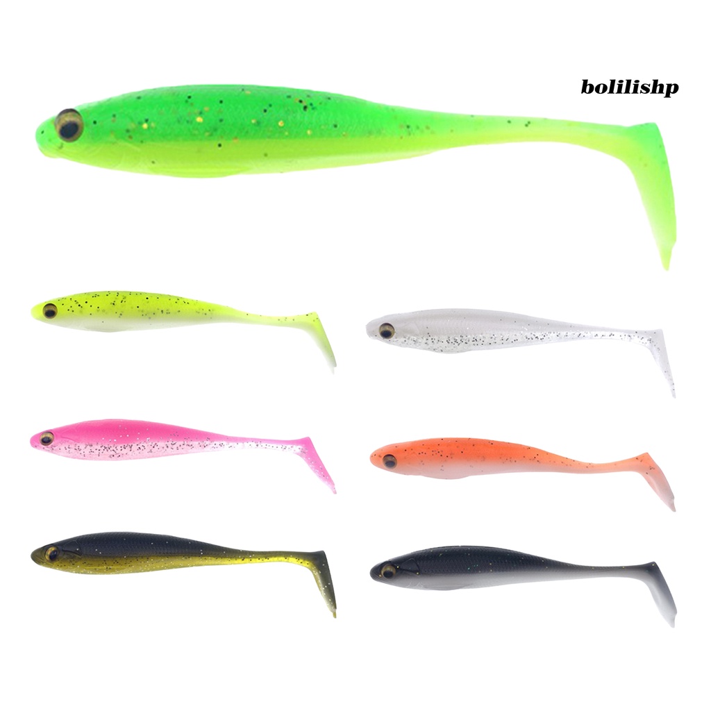 Bo-5 Pcs Umpan Pancing Renang Fleksibel Kesetiaan Hebat Tubuh Hidup 3D Mata Angling Daya Tahan Tinggi Air Asin Air Tawar Umpan Lembut Angling Stuff