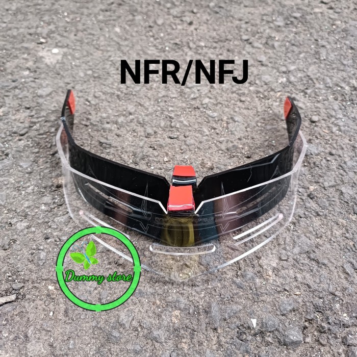 Spoiler Helm KYT NFR / NFJ AKRILIK | TEBAL 3MM / SPOILER NFJ